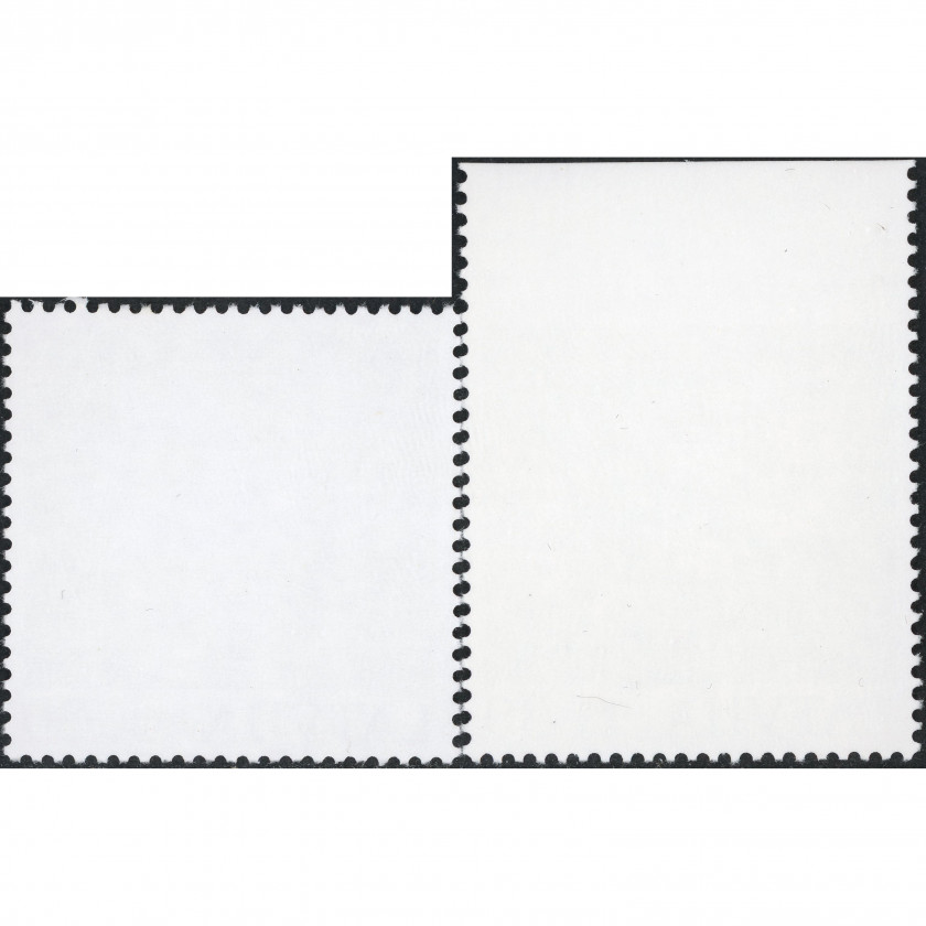 2005, Латвия, 20s-30s, Мишель #631A-#632Do, Офсет, Без ВЗ, P13.5