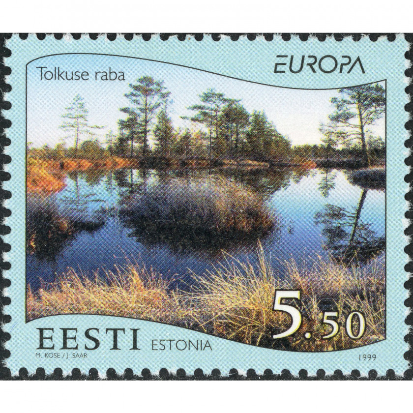 1999, Estonia, 5.50Kr, Michel #343, Offset, UnWmk, P14