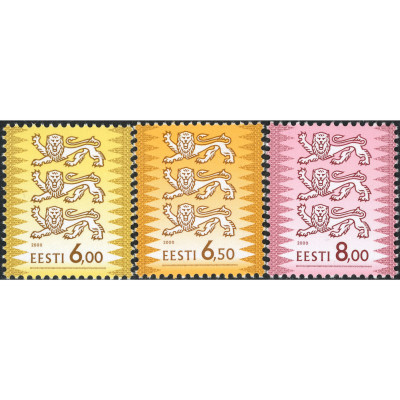 2000, Estonia, 6Kr-8Kr, Michel #381-#383, Ofs...