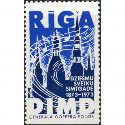 1973, Latvian Exile Patriotic Stamps honoring...