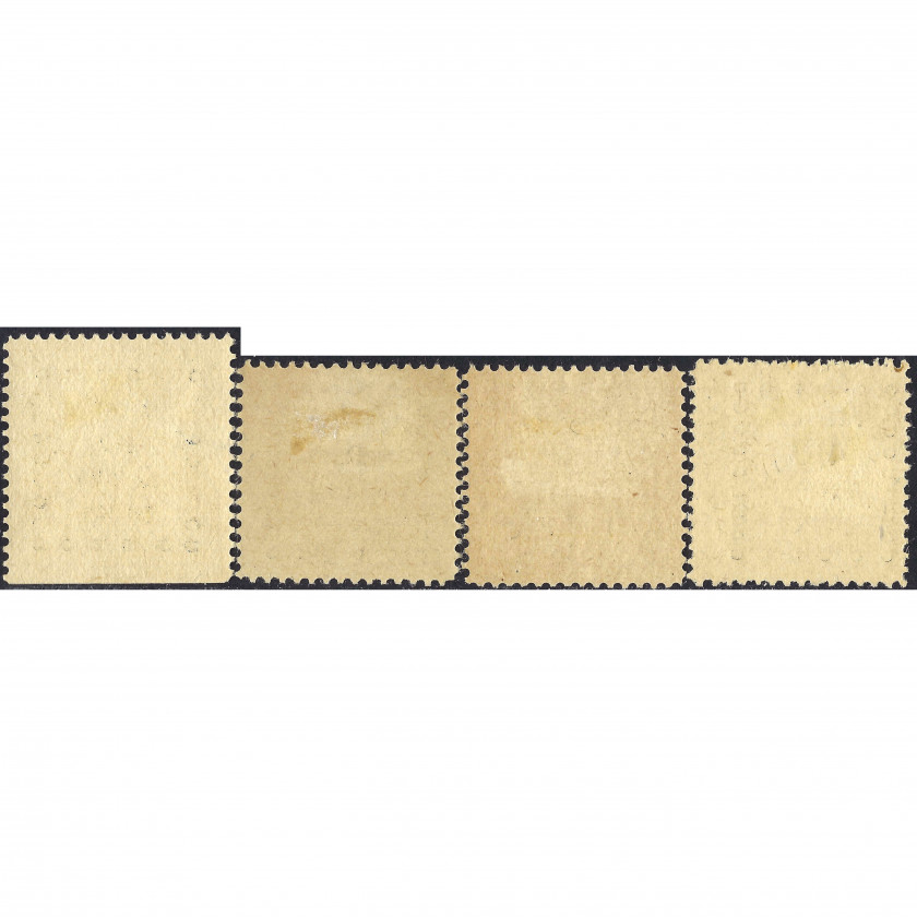 1919, Литва, 10s-30s, Соловьев #7-#10, Типография, Без ВЗ, P11.5