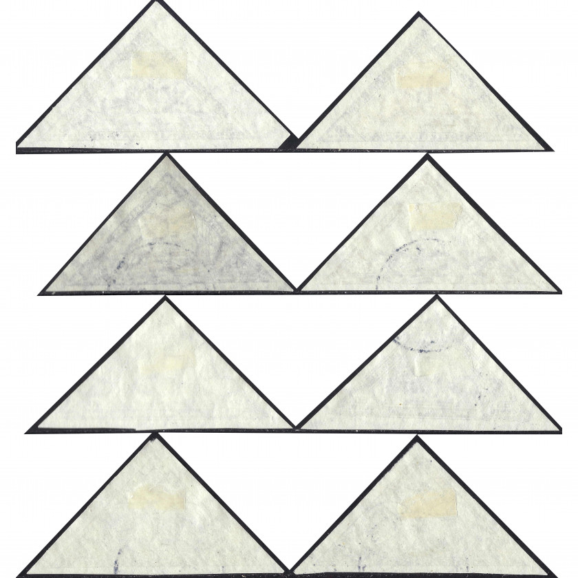 1933, Lithuania, 5c-2L, Solovyov #343A-#350A, Lithographed, Wmk, Air Mail