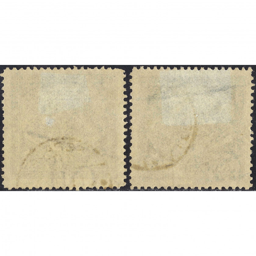 1922, Латвия, 50Rub-100Rub, Соловьев #80-#81, Литография, ВЗ, P11½