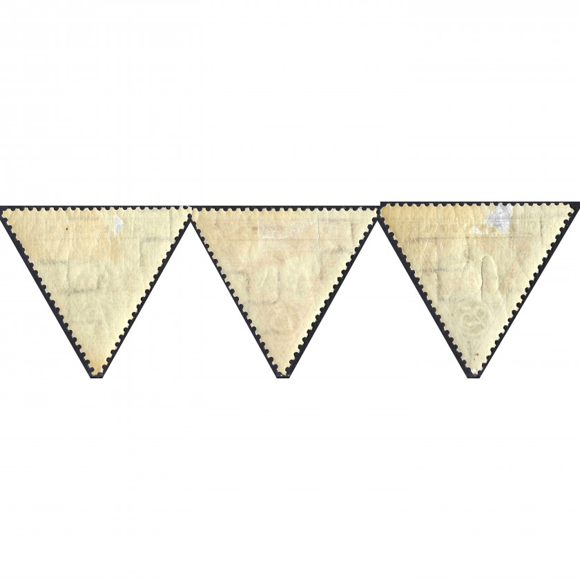 1931, Латвия, 50/10s-1.50L/25s, Соловьев #184-#186, Литография, ВЗ, P11½, Авиапочта