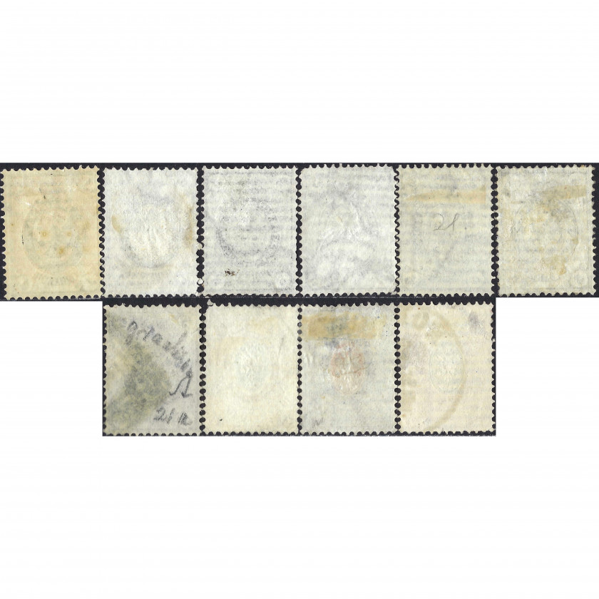 1866, Российская Империя, 1k-30k, Соловьев #18-#23, Типография, ВЗ, P14½:15