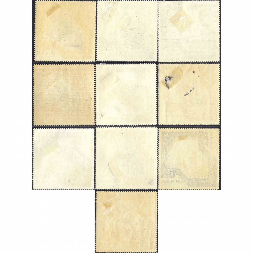 1935, USSR, 1k-40k, Solovyov #500-#509 / Michel #513-#522, Phototype, UnWmk, P14