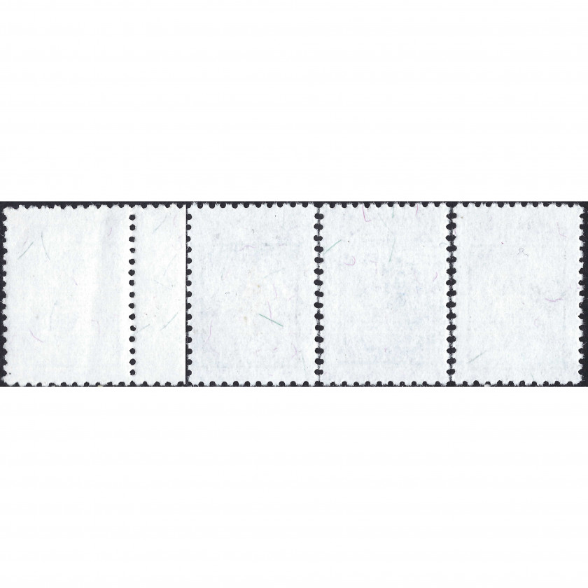 2001, Russia, 10Rub-100Rub, Zagorsky #129-#132 / Michel #885-#888, Offset, P12:12.25