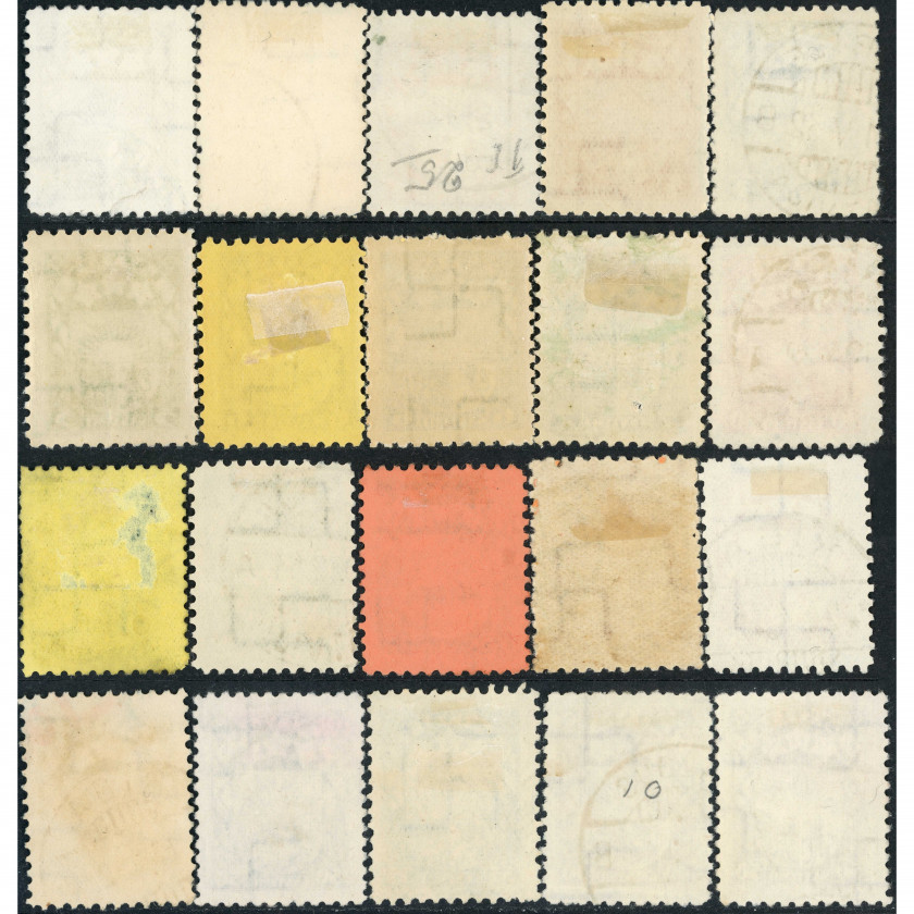 1927, Латвия, 1s-50s, Соловьев #99-#113 / Мишель #117-#175, Литография, ВЗ, P10