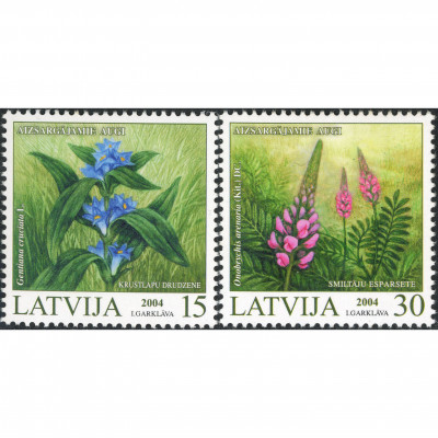2004, Latvia, 15s-30s, Michel #608-#609, Ofse...