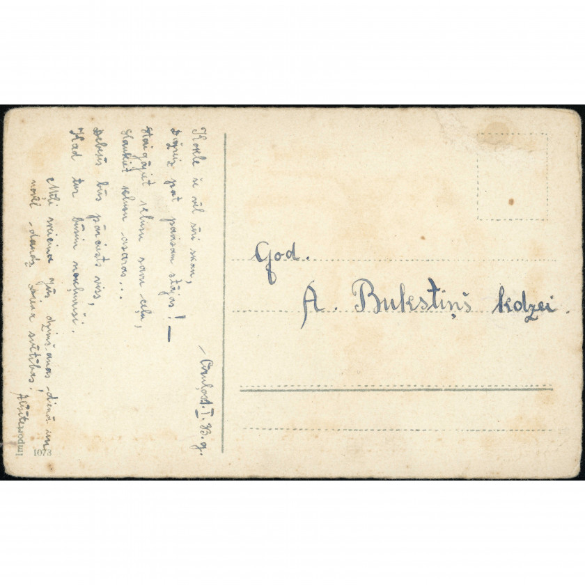 Unknown Publisher (Import mark): Forget-me-nots. Hand-delivered in Cīruļi, 1933
