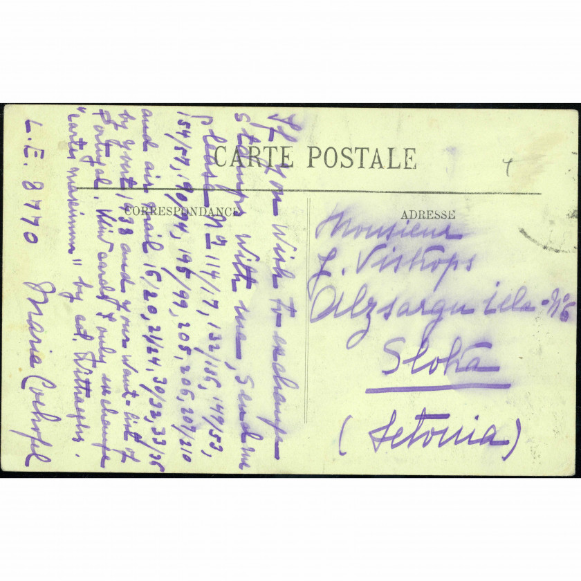 Biarritz (Le Rocher de Basta, France), year: ~1938 (based on text), publisher: LL (Léon & Lévy).