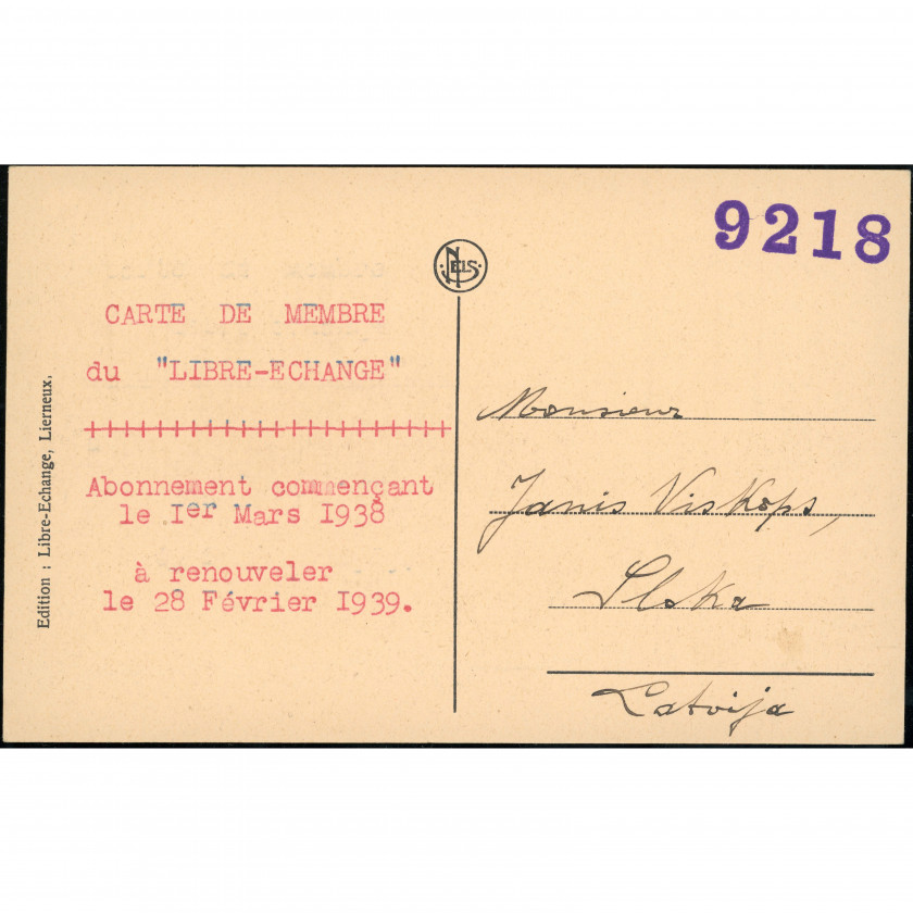 Lierneux (Belgium), year: 1938, publisher: Libre-Echange / NELS.
