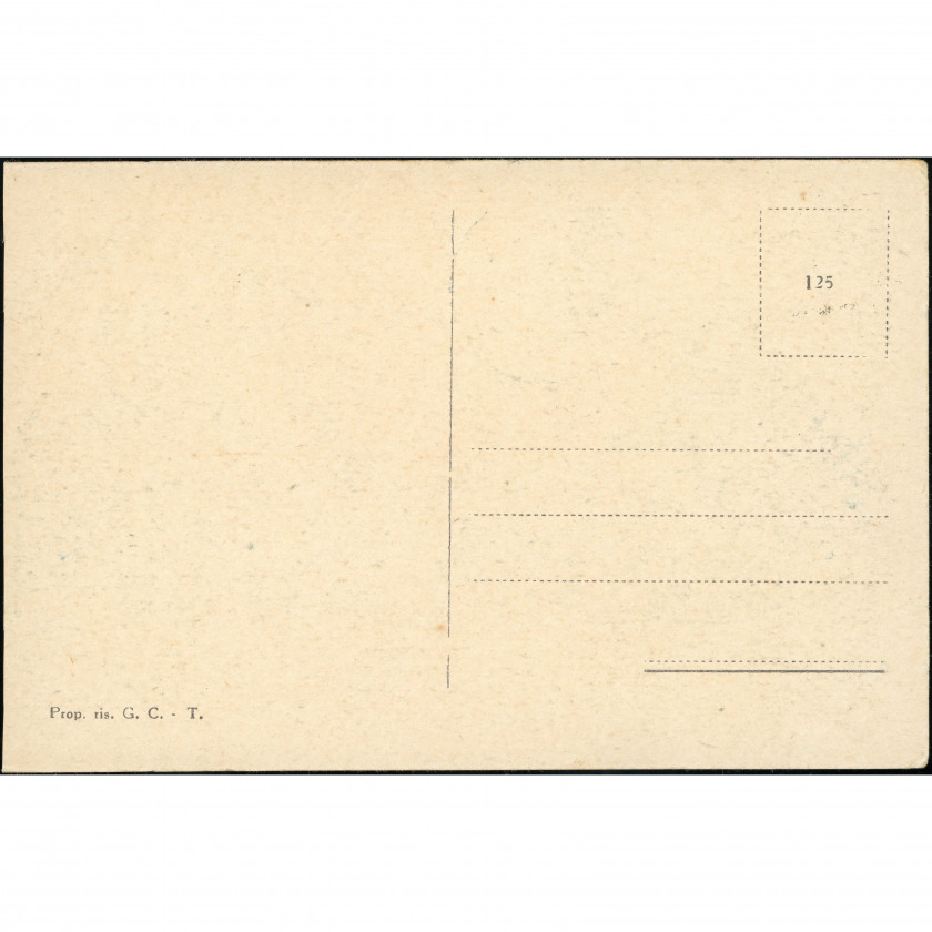 Turin (Italy) — Valentino Castle, period: cancelled in 1931, publisher: G. C. - T. (Turin).