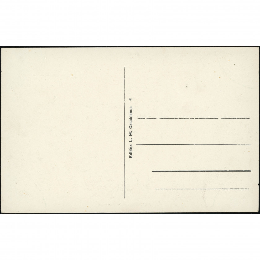 Meknesa (Maroka) — Bab-Mansour vārti, perioda datējums: 1920.–1930. gadi, izdevējs: Edition L.M. (Kasablanka).