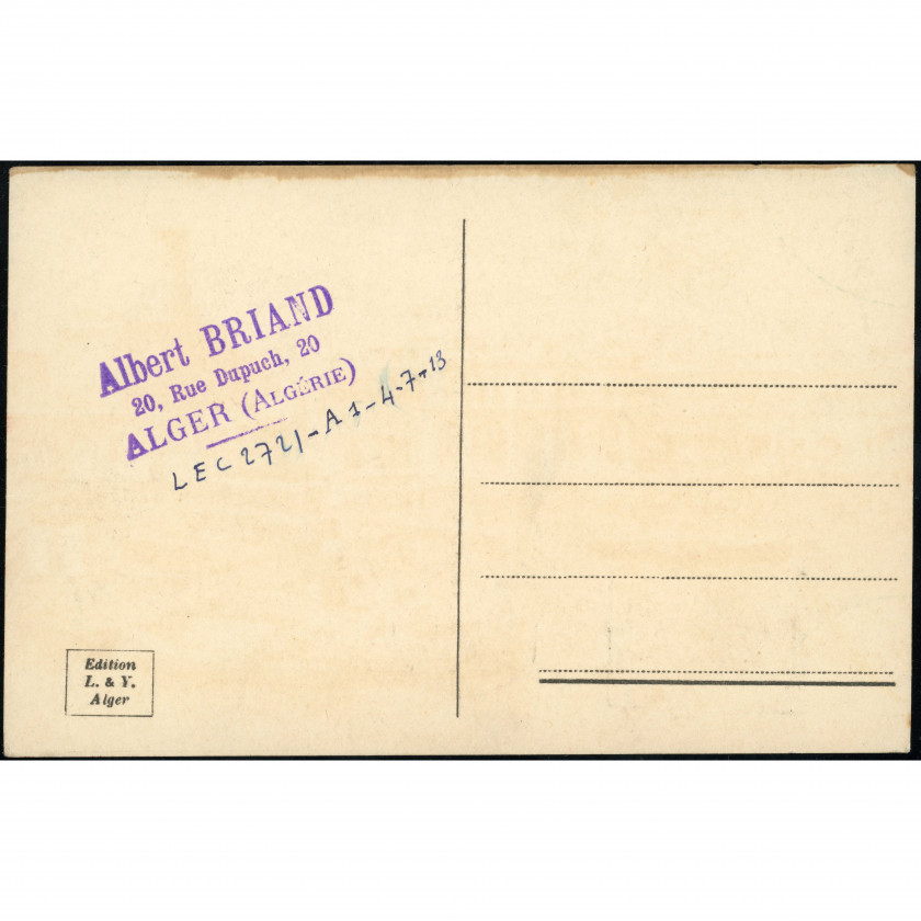 Algiers (Algeria) — The Admiralty and harbor, period: 1920s–1930s, publisher: Edition L. & Y. (Algiers).