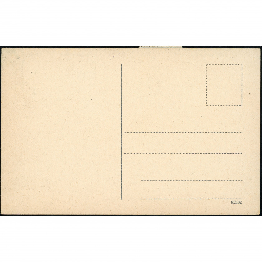 Klaipėda (Memel) / Smiltynė (Lithuania) — Kurhaus Sandkrug and sailboat on the Curonian Lagoon, period: 1920s–1930s (interwar period), publisher: Unknown (No. 93532).