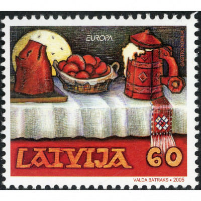 2005, Latvia, 60s, Michel #635, Ofset, Bez zī...