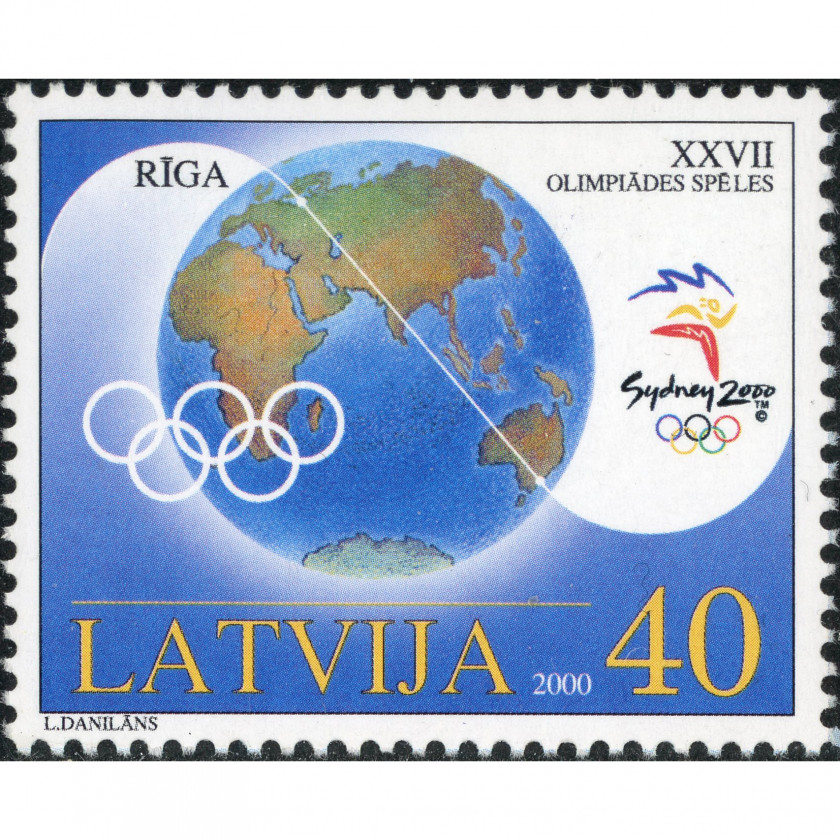 2000, Latvia, 40s, Michel #534, Ofset, Bez zīmoga, P14