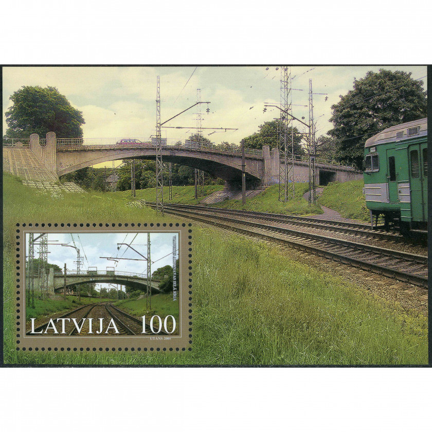 2005, Латвия, 100s, Мишель Block 20, Офсет, Без ВЗ, P13:14