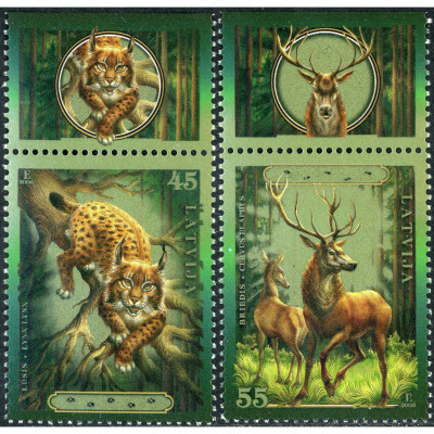 2006, Latvia, 45s-55s, Michel #682A-#683A, Of...