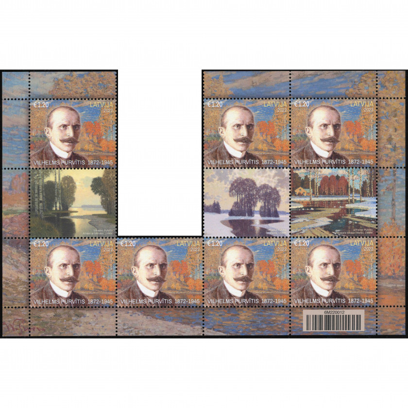 2022, Latvia, 1.20Eur, Michel #1153KB, Offset, UnWmk, P13.5