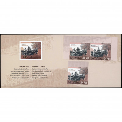 2017, Latvia, 0.78Eur, Michel #1011D, Offset...