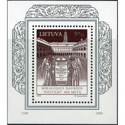 1999, Lithuania, 5.90L, Michel Block 15, Offs...