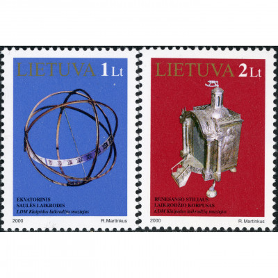 2000, Lithuania, 1L-2L, Michel #728-#729, Off...