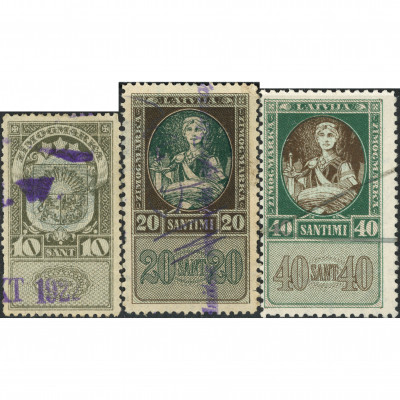 1920-1940, Latvia, 10s-40s, Typographed, UnWm...