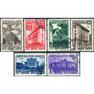 1950, USSR, 25k-2Rub, Solovyov, #1543-#1548 /...