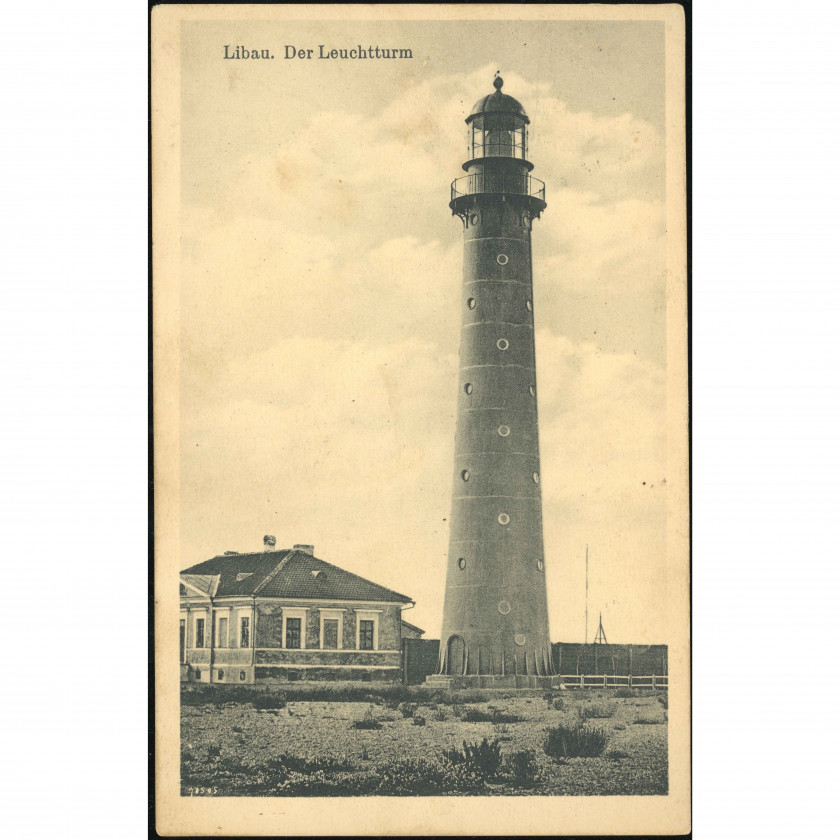 Vietējais izdevums S. Freidlin (Libau): Liepājas bāka (Der Leuchtturm). 1923. g. pasts no "Liepājas kongresa" uz Pitragu