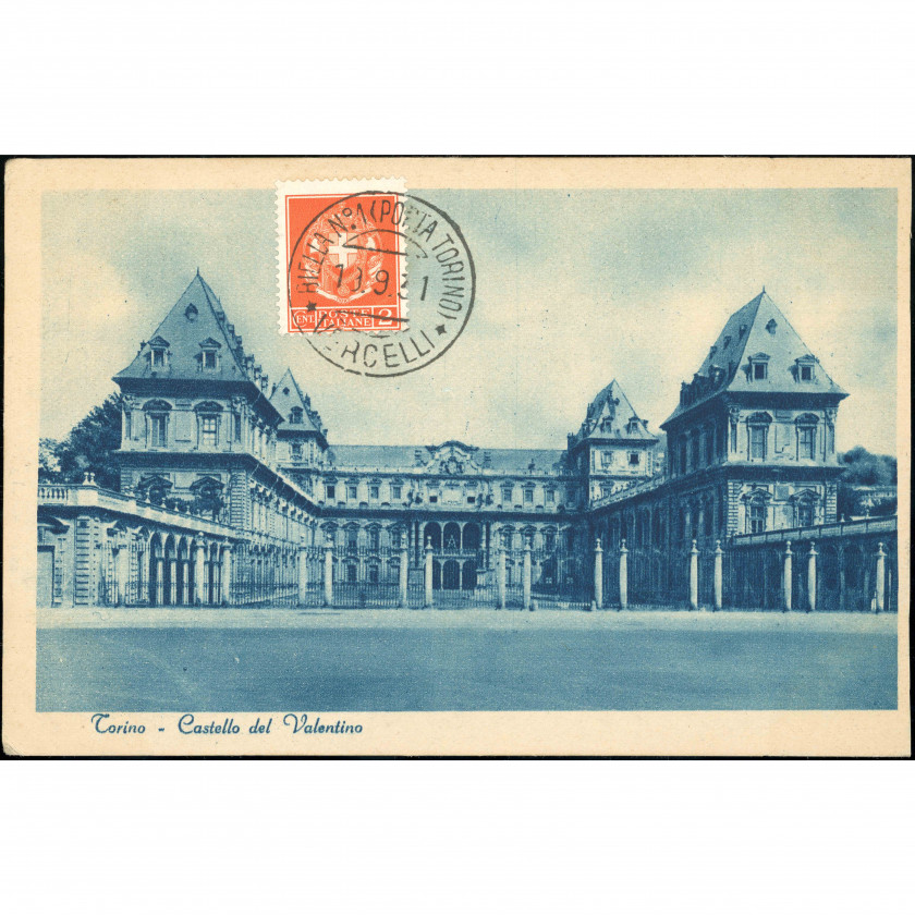 Turin (Italy) — Valentino Castle, period: cancelled in 1931, publisher: G. C. - T. (Turin).