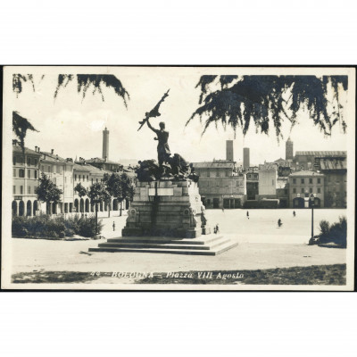 Bologna (Italy) — Piazza VIII Agosto and the...