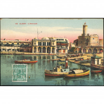 Algiers (Algeria) — The Admiralty and harbor...