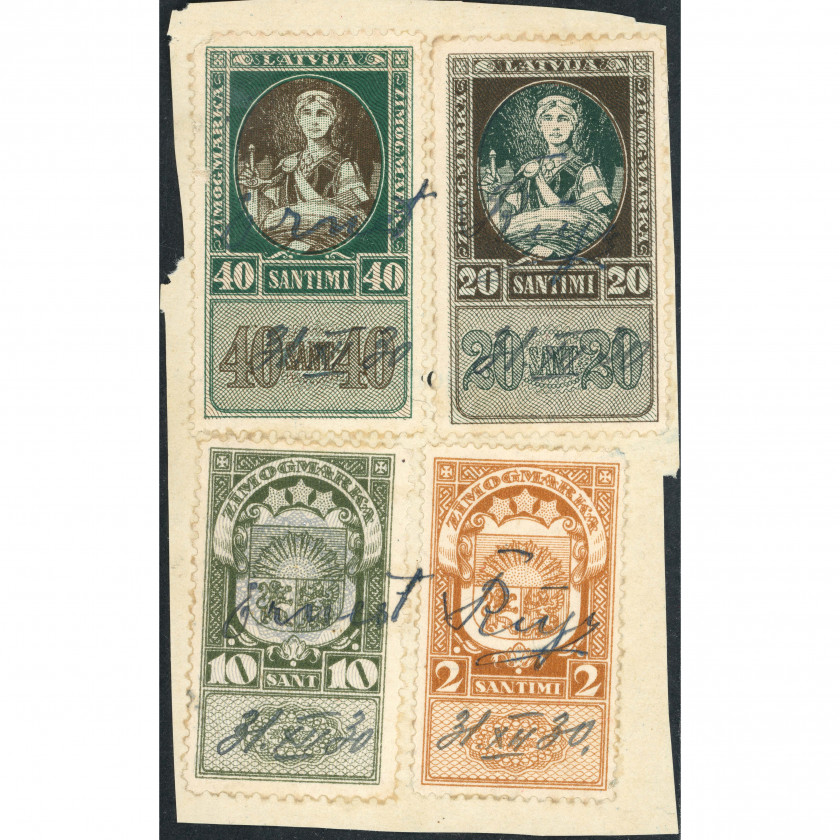 1920-1940, Latvia, 2s-40s, Typographed, UnWmk, P11½