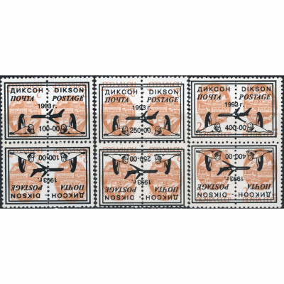 1993, Russia, UnWmk, P12:12.5, Dikson Airmail...