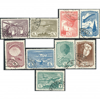 1938, USSR, 5k-1rub, Solovyov #625-#633 / Mic...