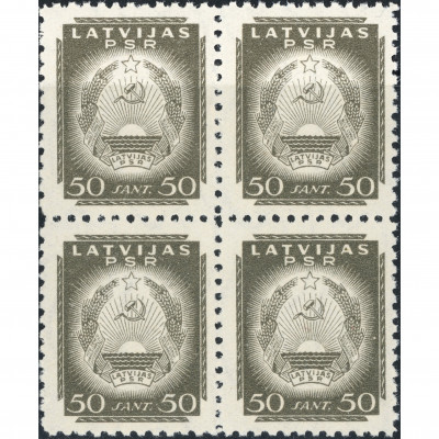 1941, Latvia, 50s, Solovyov #11 / Michel #302...