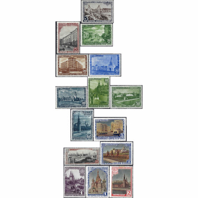 1947, СССР, 5k-5Rub, Соловьев #1163-#1177 / М...