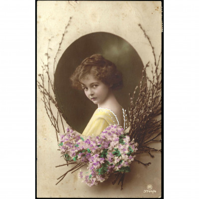 1915, Russian Empire, Postcard sent from Vlad...