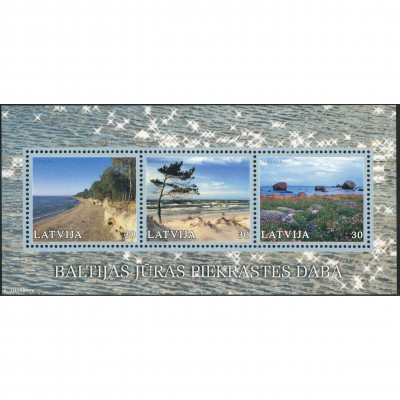 2001, Latvia, 30s, Michel Block 15, Offset, U...