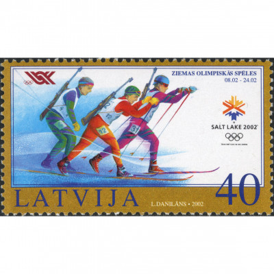 2002, Latvia, 40s, Michel #565A, Offset, UnWm...