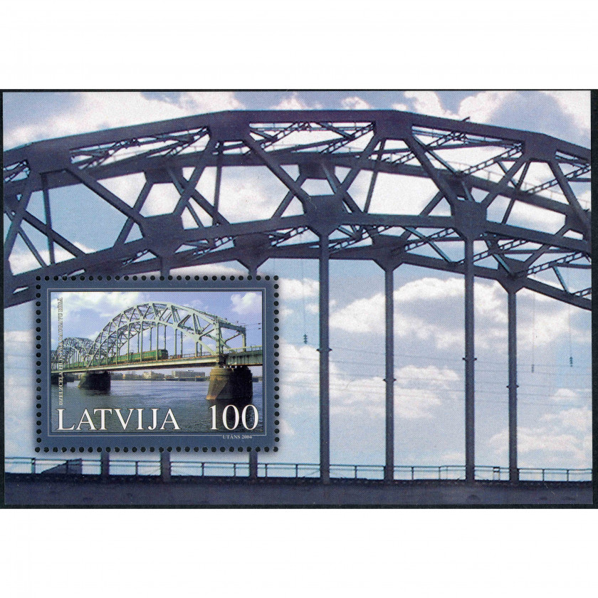 2004, Latvia, 100s, Michel Block 18, Offset, UnWmk, P13:14