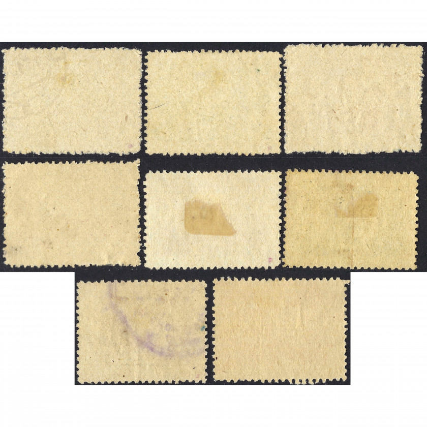 1923, Закавказье, 40000Rub-500000Rub, Соловьёв #8-#15, Литография, Без ВЗ, P11½