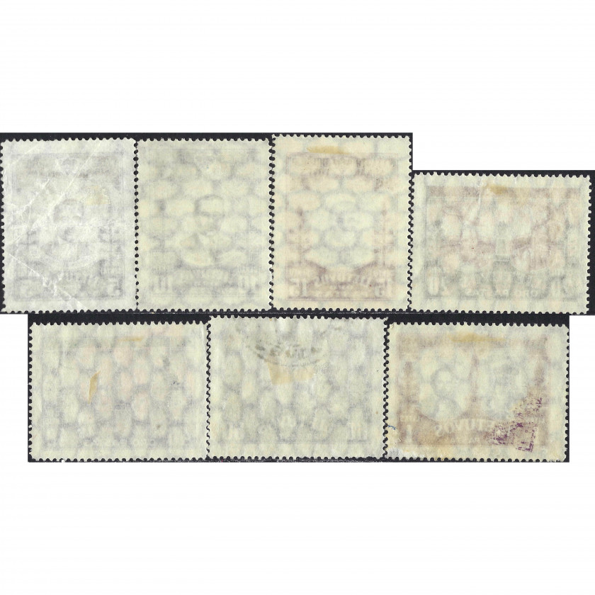 1930, Литва, 5c-1L, Соловьев #304-#310, Литография, ВЗ, P14