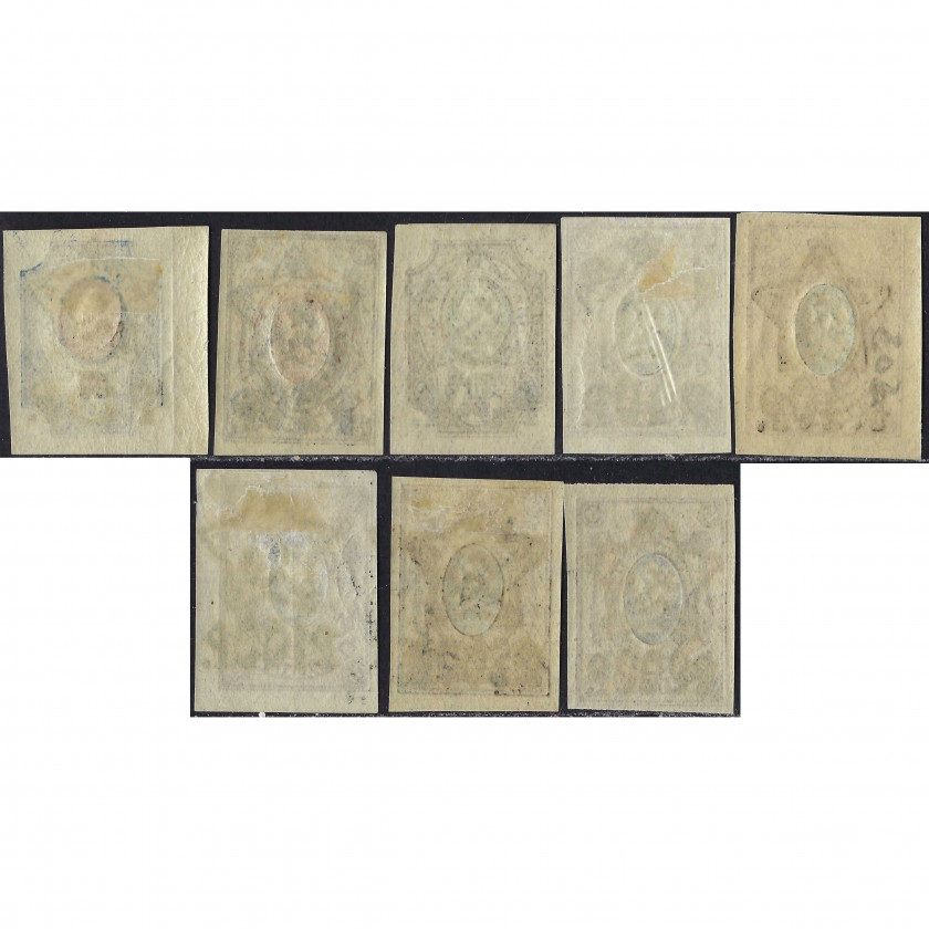 1922, РСФСР, 5 Rub/20K-200 Rub/15K, Соловьев #67-#72, Литография/Типография, Без ВЗ