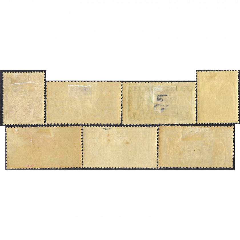 1927, СССР, 3k-28k, Соловьев #296-#302 / Мишель #328-#334, Типография, Без ВЗ, P12½:12-13½