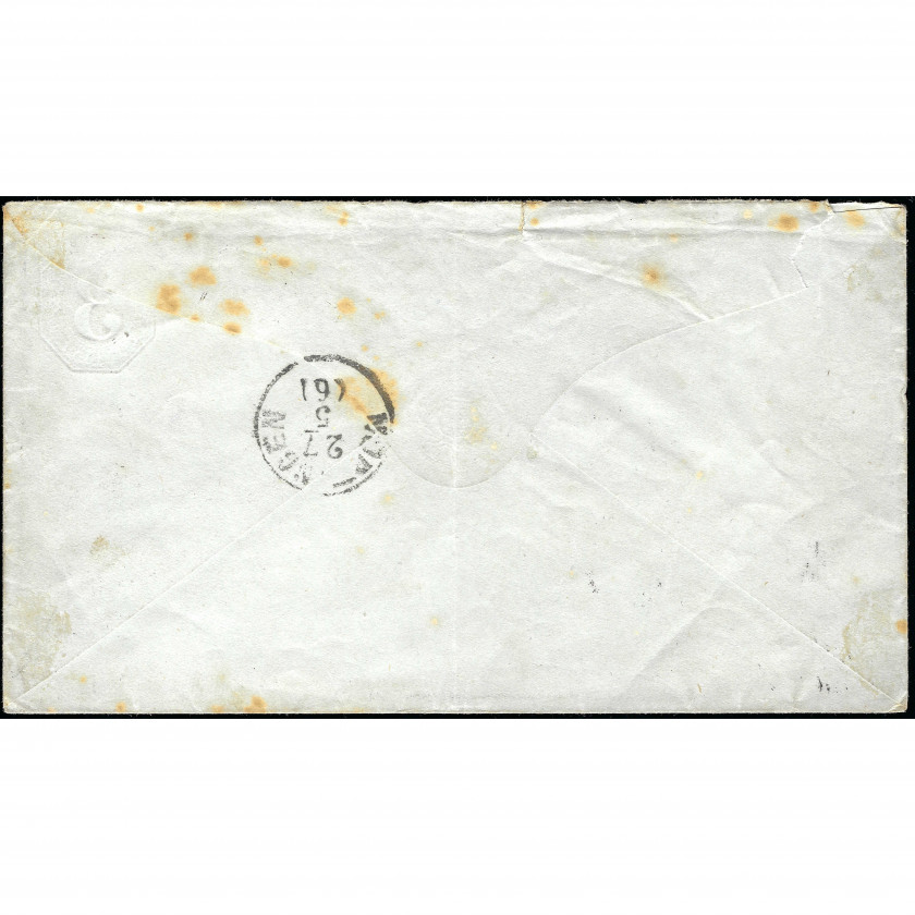 1875, Vācijas impērija, Vēstule tika nosūtīta no Heilbronnas uz Nirtingenu