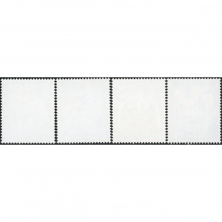 1994, Латвия, 3s-100s, Мишель #382-#385, Офсет, Без ВЗ, P14