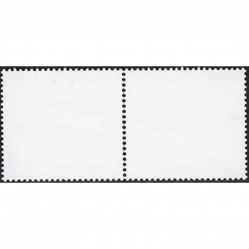 2005, Latvia, 15s-40s, Michel #639-#640, Offset, UnWmk, P13.5:14